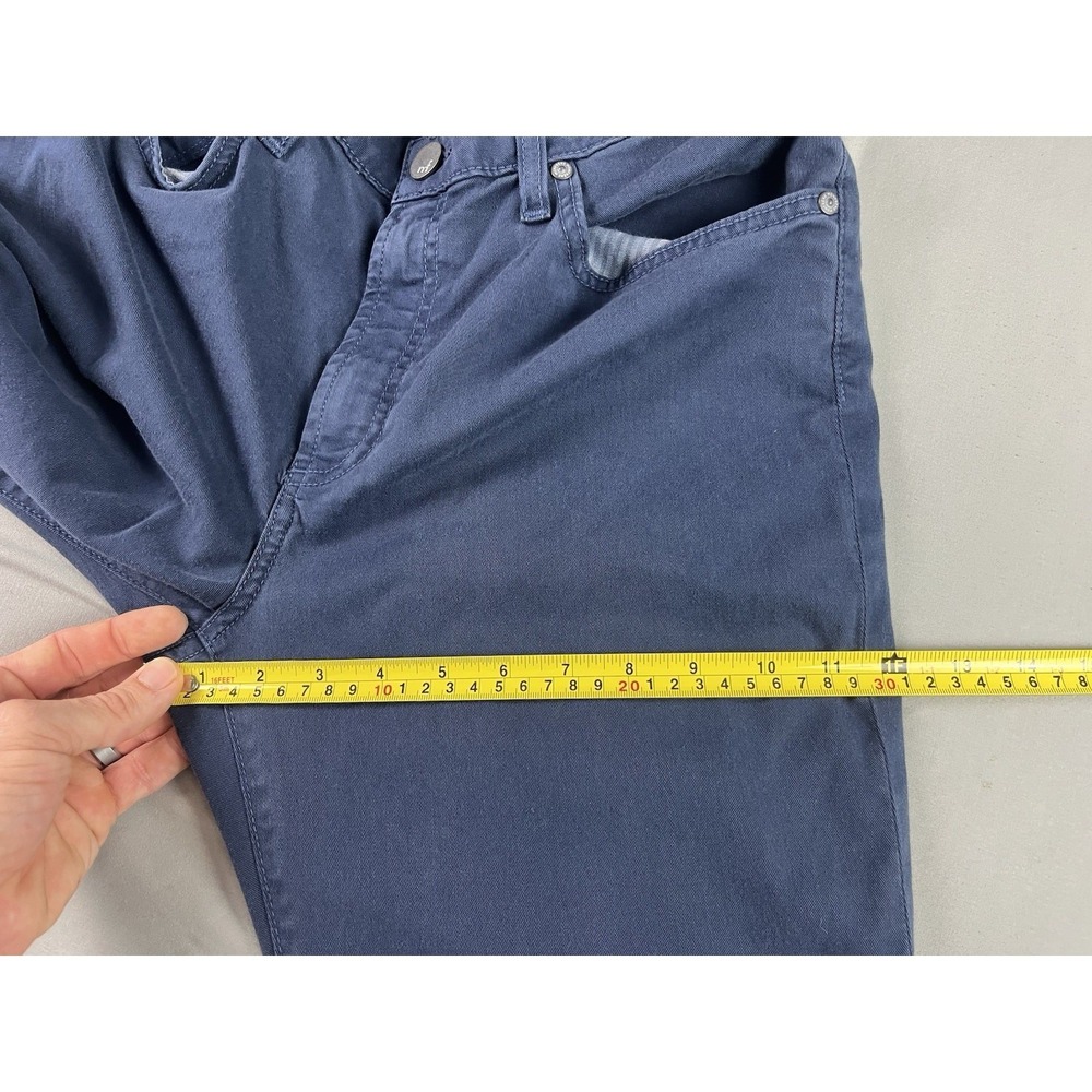 Monfrere Jeans Men's 32 (31x32) Navy Oxford Deniro 1017 USA Made Japanese Denim - Picture 8 of 10